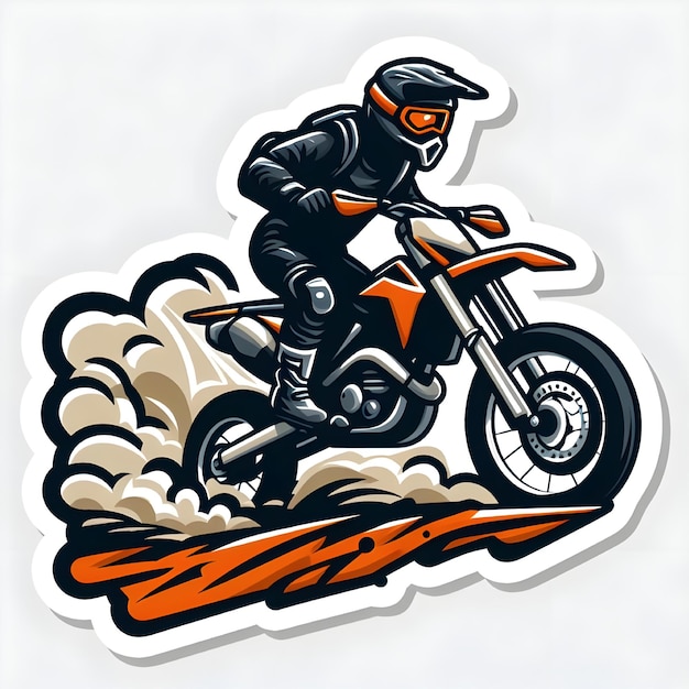 Vector el logotipo de la motocicleta vectorial