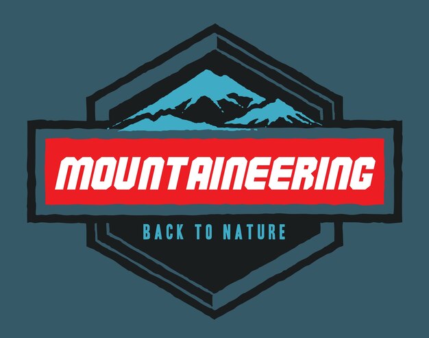 Vector logotipo de mountainneering