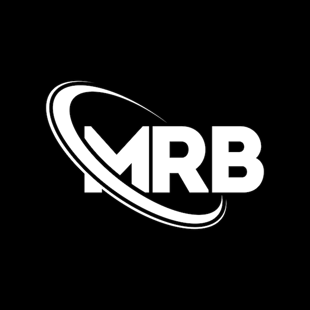 Logotipo MRB letra MRB diseño de logotipo de letra MRB iniciales logotipo MRB vinculado con círculo y mayúscula logotipo monograma tipografía MRB para negocios de tecnología y marca inmobiliaria