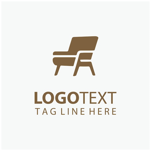 Logotipo de los muebles de sofá