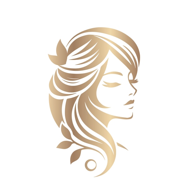 Vector el logotipo de la mujer de belleza