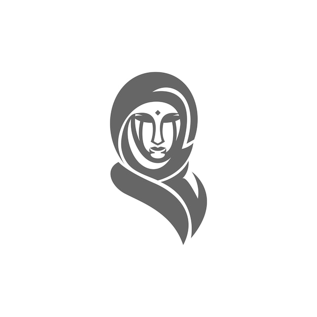 logotipo de mujer misteriosa