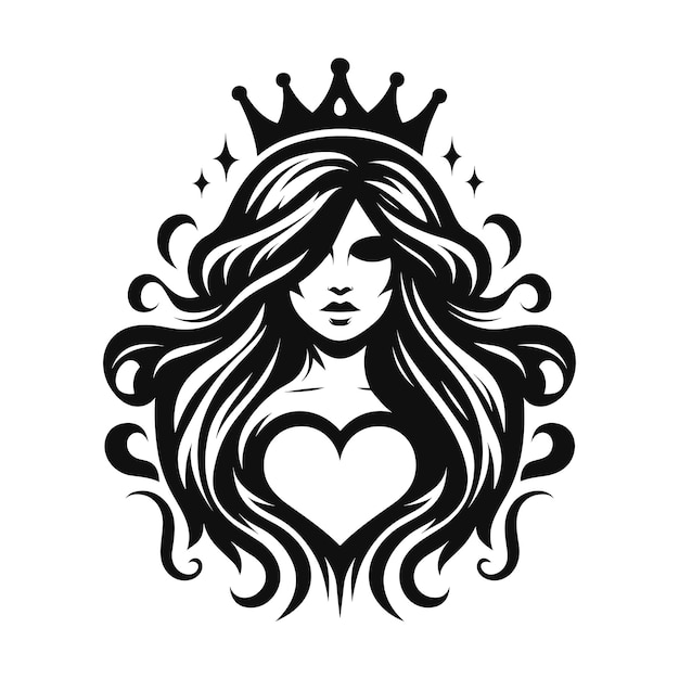 Logotipo de mujer de moda