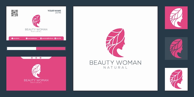 Logotipo de mujeres de belleza