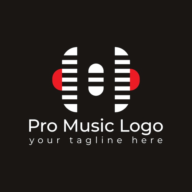 Vector logotipo de la música pro