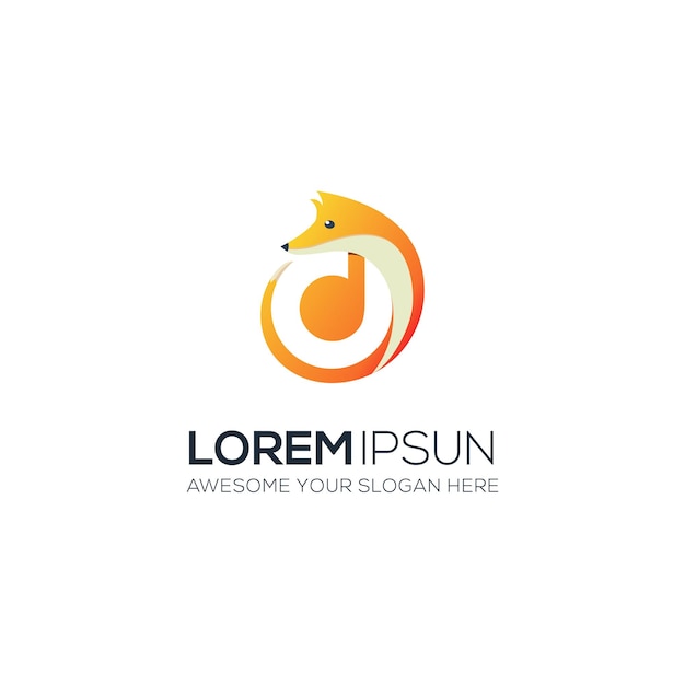 Logotipo de música de zorro