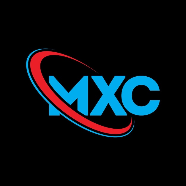 Logotipo MXC letra MXC diseño de logotipo de letra MXC iniciales MXC logotipo vinculado con círculo y mayúscula monograma logotipo MXC tipografía para negocios de tecnología y marca inmobiliaria