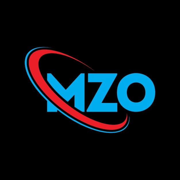 Logotipo de MZO MZO letra MZO diseño de logotipo de letra Iniciales MZO logotipo vinculado con círculo y mayúscula logotipo de monograma MZO tipografía para negocios de tecnología y marca inmobiliaria
