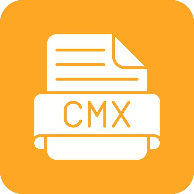un logotipo naranja y blanco con las letras m m