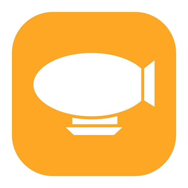 un logotipo naranja y blanco con un pez en él