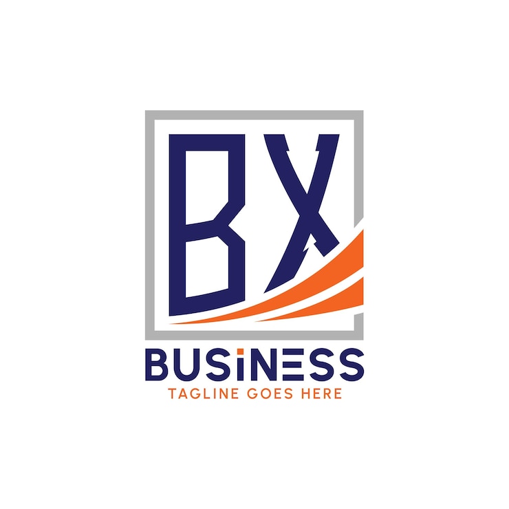 Vector logotipo de negocio bx logotipo moderno de bx para la marca corporativa logotipo de éxito de crecimiento bx