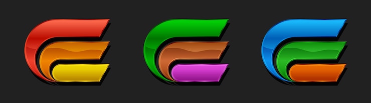 Vector logotipo de negocio de concepto creativo plantilla de elemento de diseño de vector abstracto de logotipo de círculo ilustración vectorial