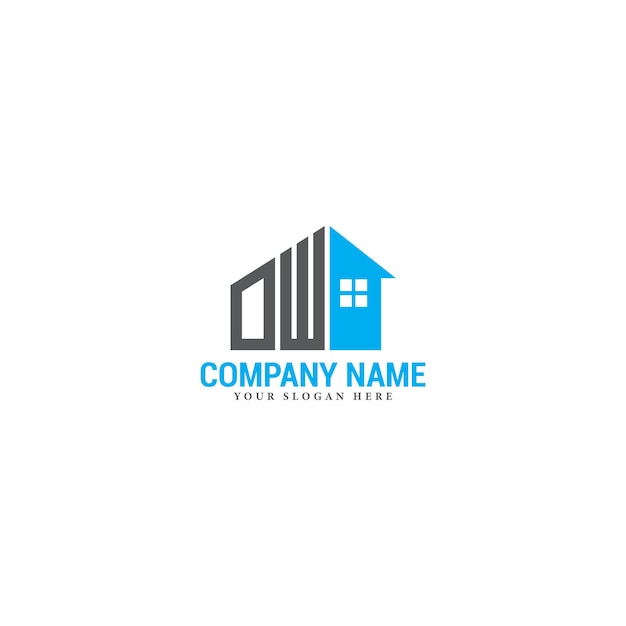Logotipo de negocio inmobiliario moderno