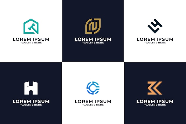 Logotipo de negocio minimalista creativo