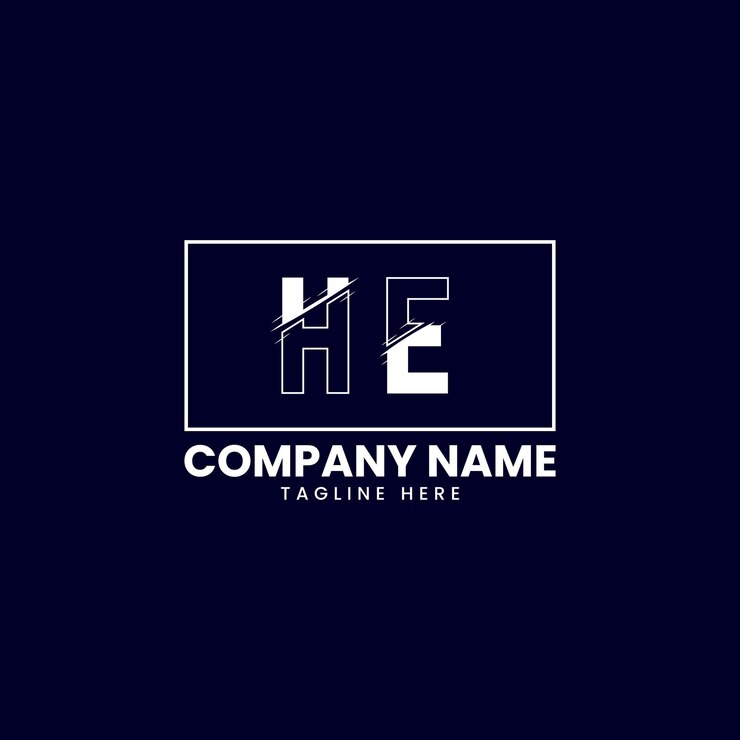 Vector logotipo de negocio minimalista