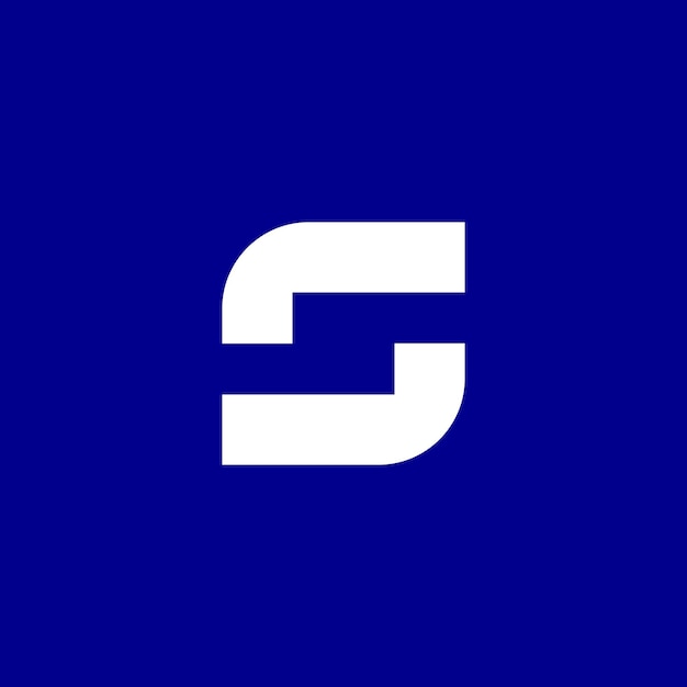 Logotipo en negrita de la letra s o c
