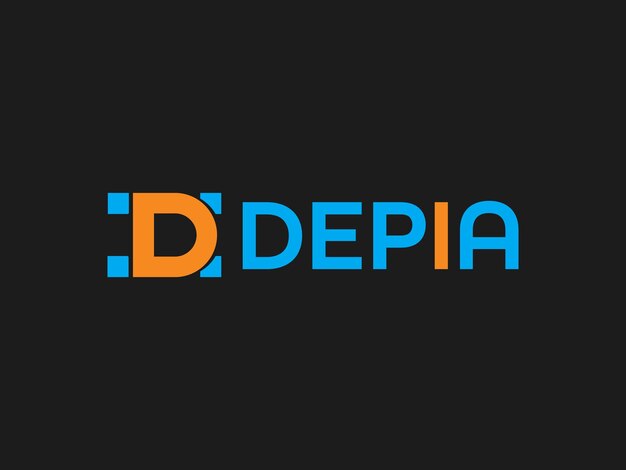 Un logotipo negro y naranja con la palabra dpa