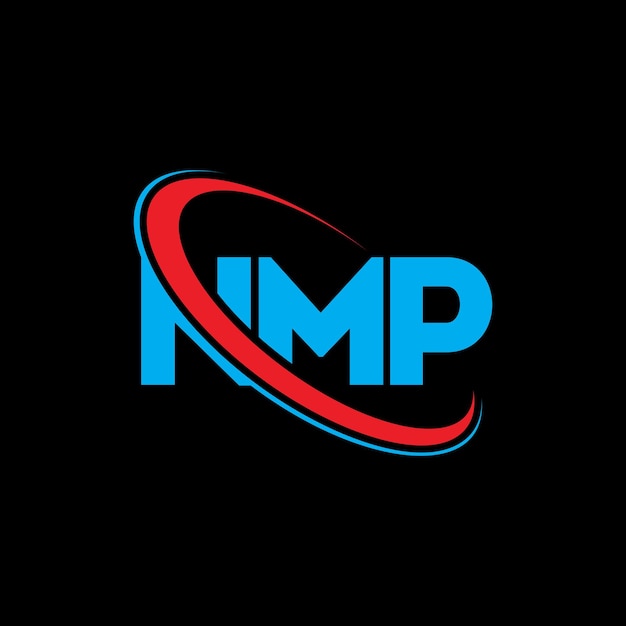 Logotipo de NMP NMP letra NMP letra diseño de logotipo Iniciales NMP logotipo vinculado con círculo y mayúscula monograma logotipo NMP tipografía para negocios de tecnología y marca inmobiliaria