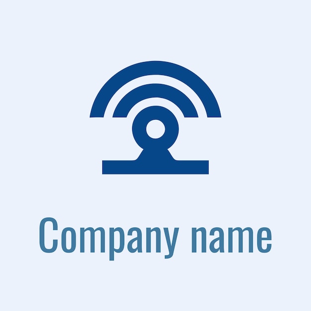 un logotipo para el nombre de la empresa "company quot" sobre un fondo blanco