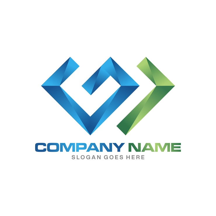 Vector un logotipo para el nombre de la empresa está hecho por una empresa llamada nombre de la empresa.