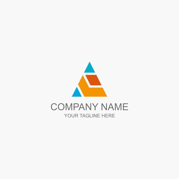 logotipo nombre de la empresa su eslogan va aquí plantilla de arte de diseño