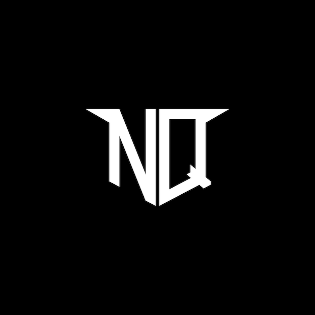 El logotipo de NQ Modern Construction con diseño simétrico