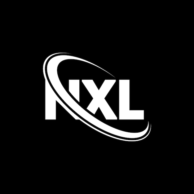 Logotipo NXL NXL letra NXL diseño de logotipo de letra Iniciales NXL logotipo vinculado con círculo y mayúscula logotipo de monograma NXL tipografía para negocios de tecnología y marca inmobiliaria