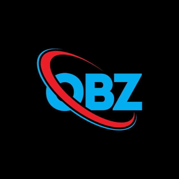 Logotipo OBZ OBZ letra OBZ diseño de logotipo de letra Iniciales OBZ logotipo vinculado con círculo y mayúscula logotipo monograma OBZ tipografía para negocios de tecnología y marca inmobiliaria