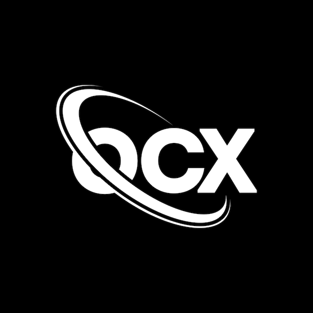Logotipo OCX letra OCX letra diseño logotipo iniciales OCX logotipo vinculado con círculo y mayúscula monograma logotipo OCX tipografía para negocios de tecnología y marca inmobiliaria