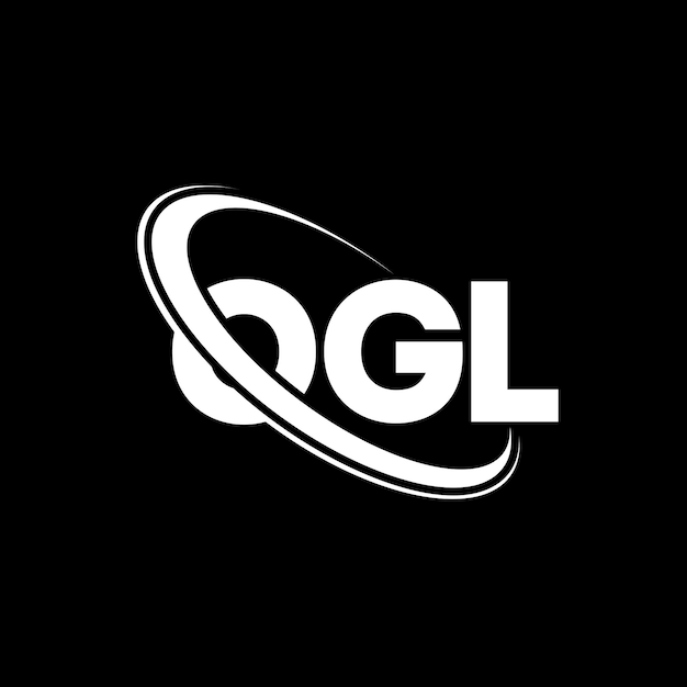 Logotipo OGL OGL letra OGL letra diseño de logotipo Iniciales OGL logotipo vinculado con círculo y mayúscula monograma logotipo OGL tipografía para negocios de tecnología y marca inmobiliaria