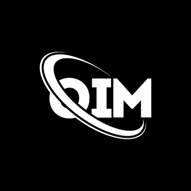 Logotipo de OIM: diseño de logotipo de letra OIM: iniciales OIM: logotipo vinculado con círculo y monograma en mayúsculas OIM: tipografía para negocios tecnológicos y marca inmobiliaria
