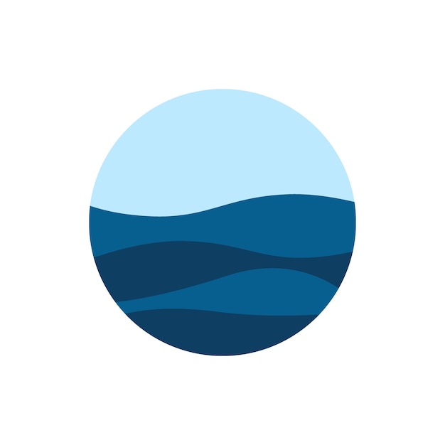 El logotipo de la ola