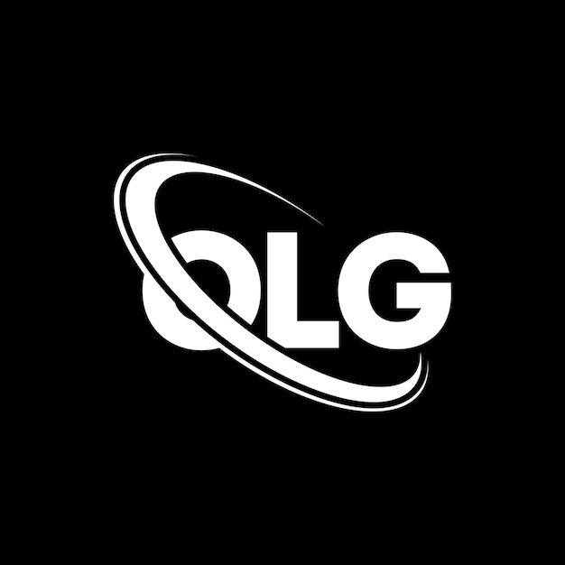 Logotipo OLG letra OLG letra diseño logotipo iniciales logotipo OLG vinculado con círculo y mayúscula logotipo monograma OLG tipografía para negocios tecnológicos y marca inmobiliaria