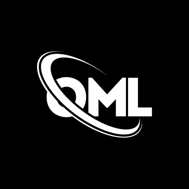 Logotipo OML OML letra OML letra diseño de logotipo Iniciales OML logotipo vinculado con círculo y mayúscula monograma logotipo OML tipografía para negocios de tecnología y marca inmobiliaria