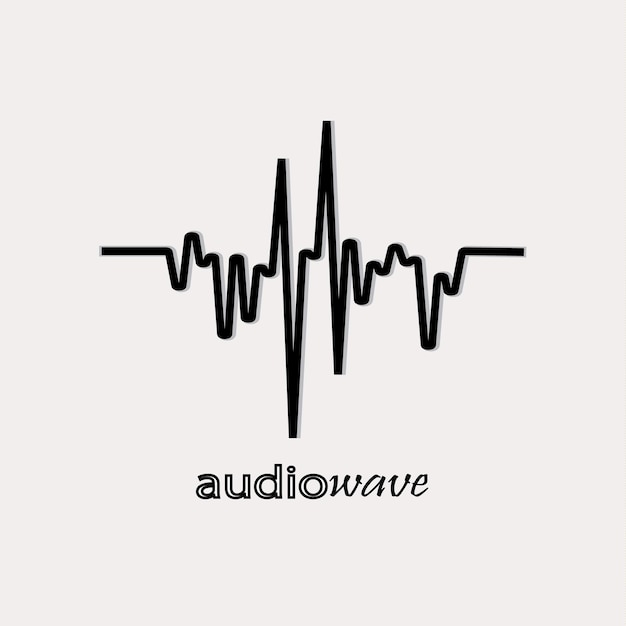 Logotipo de onda de audio