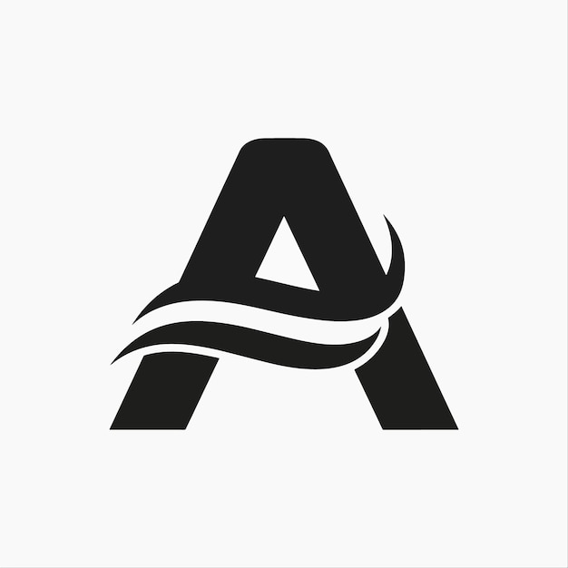 A y el logotipo de la onda