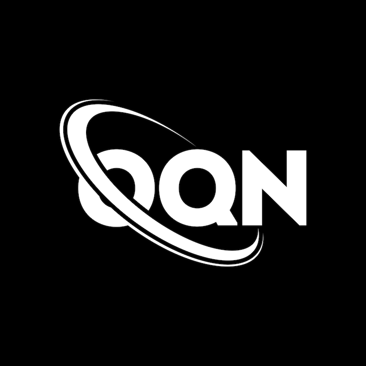 Vector logotipo oqn oqn letra oqn diseño de logotipo de letra iniciales oqn logotipo vinculado con círculo y mayúscula logotipo monograma oqn tipografía para negocios de tecnología y marca inmobiliaria