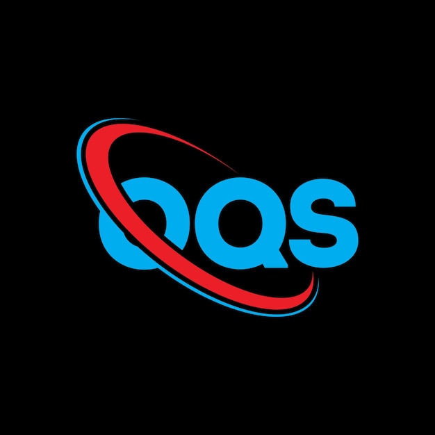 Logotipo de OQS OQS letra OQS diseño de logotipo de letra Iniciales OQS logotipo vinculado con círculo y mayúscula logotipo de monograma OQS tipografía para negocios de tecnología y marca inmobiliaria