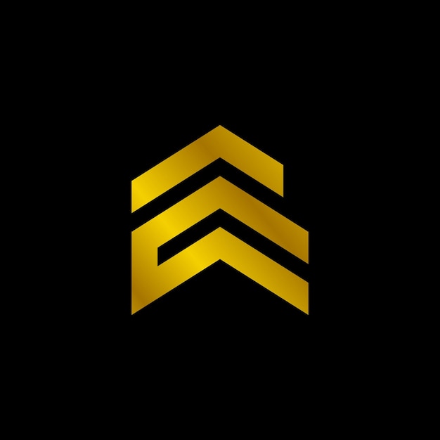 Logotipo de oro de lujo para empresa