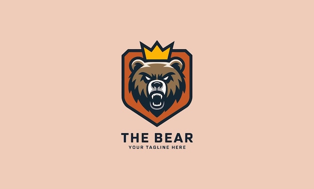 El logotipo del oso feroz con la corona simboliza el poder y la realeza