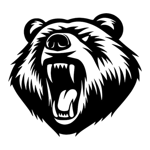 El logotipo del oso pardo rugiente
