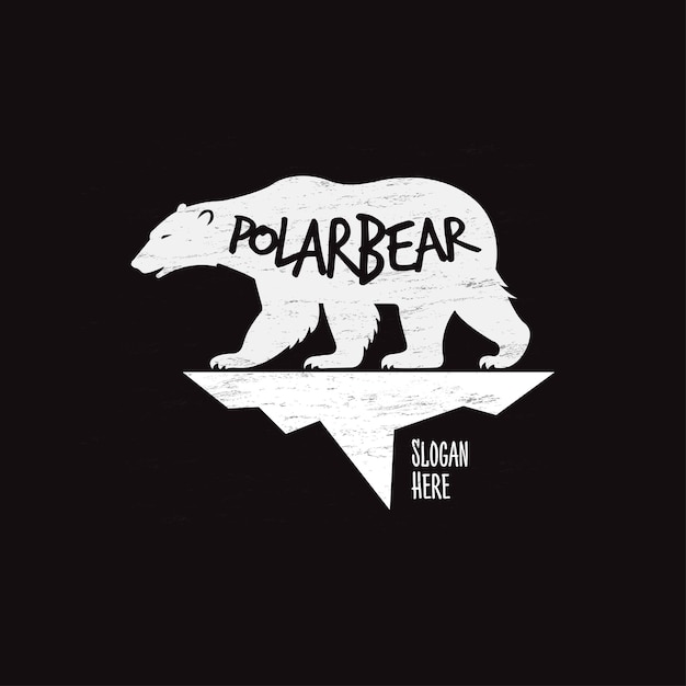 Vector el logotipo del oso polar