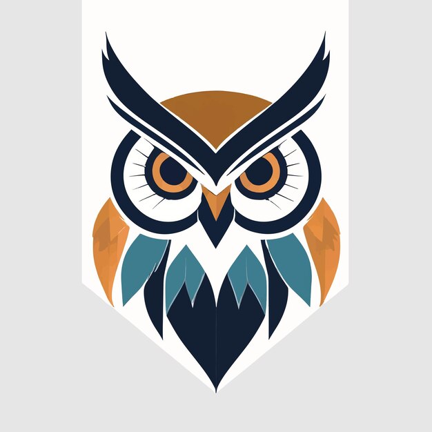 el logotipo de Owl en un fondo blanco