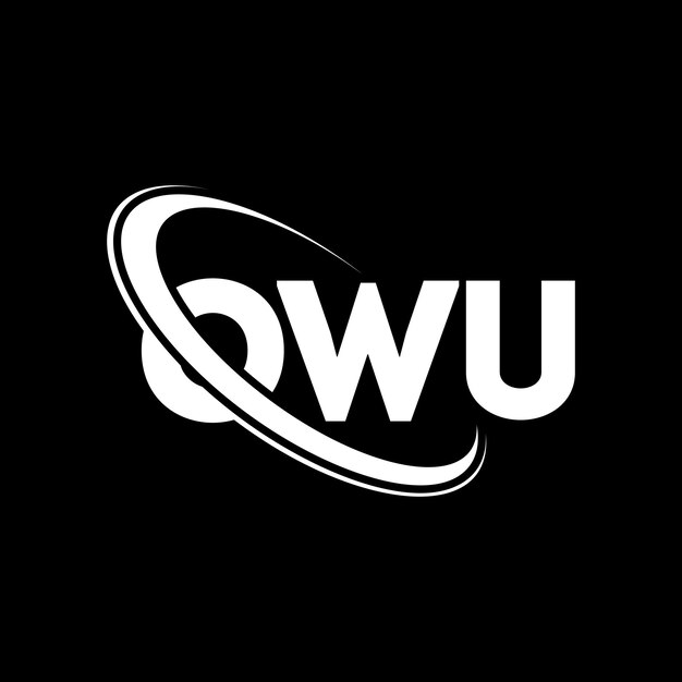 Logotipo OWU OWU letra OWU diseño de logotipo de letra Iniciales OWU logotipo vinculado con círculo y mayúscula logotipo monograma OWU tipografía para negocios de tecnología y marca inmobiliaria