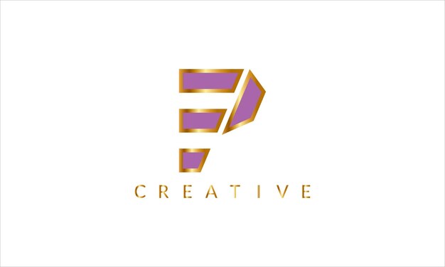 El logotipo de P Creative Latter
