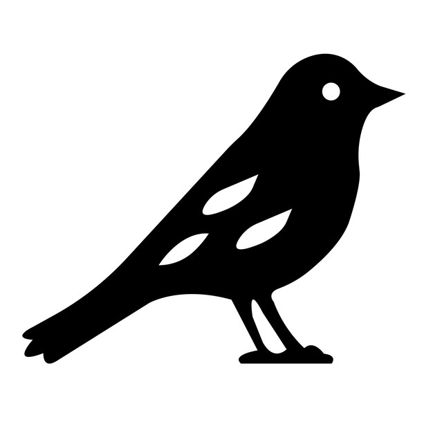 El logotipo del pájaro es una imagen vectorial, el diseño del logotipo de pájaro, el arte animal, la mosca, el diseño de la mosca en blanco y negro, la silueta gráfica, el ala de la vida silvestre.