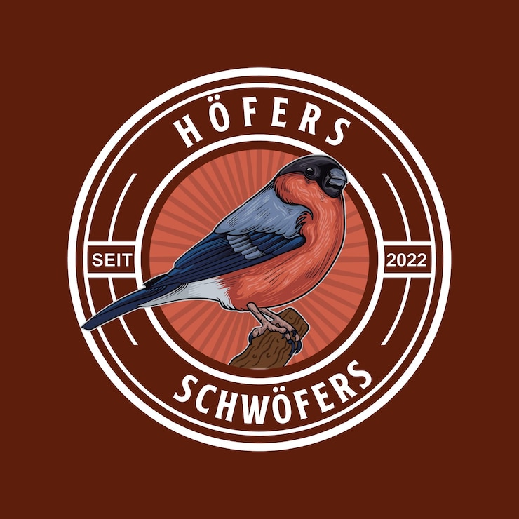 Vector logotipo de pájaro de hofers schwofer