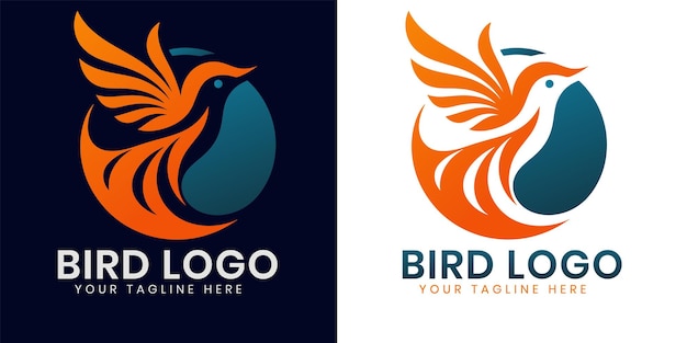 un logotipo para un pájaro con un pájario en él