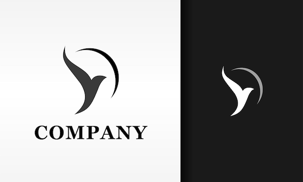 Logotipo de pájaro para uso comercial