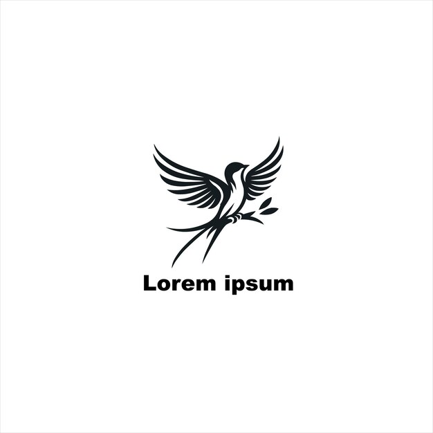 Logotipo de pájaro